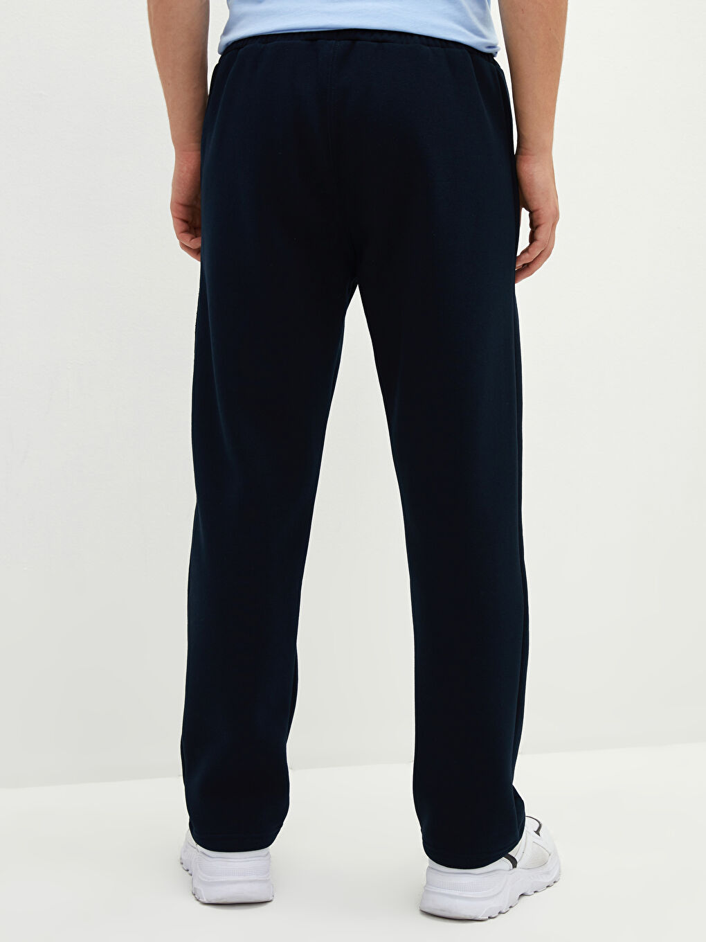 Lacivert Standart Kalıp Erkek Eşofman Altı-3