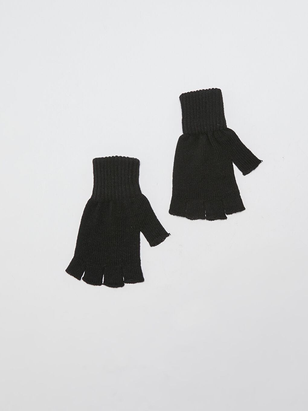 Siyah Erkek Triko Eldiven 2'li-1