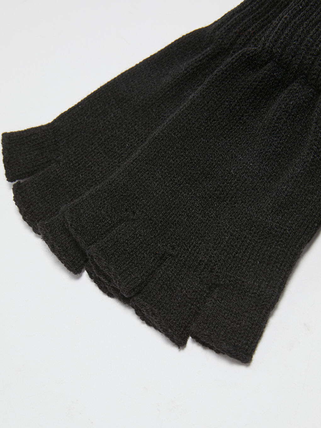 Siyah Erkek Triko Eldiven 2'li-3