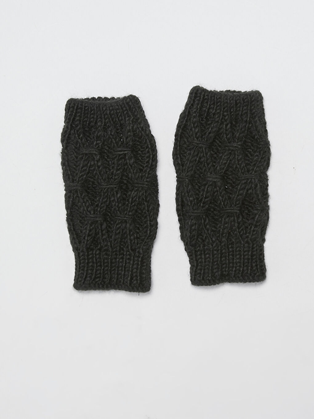 Женские трикотажные перчатки-1