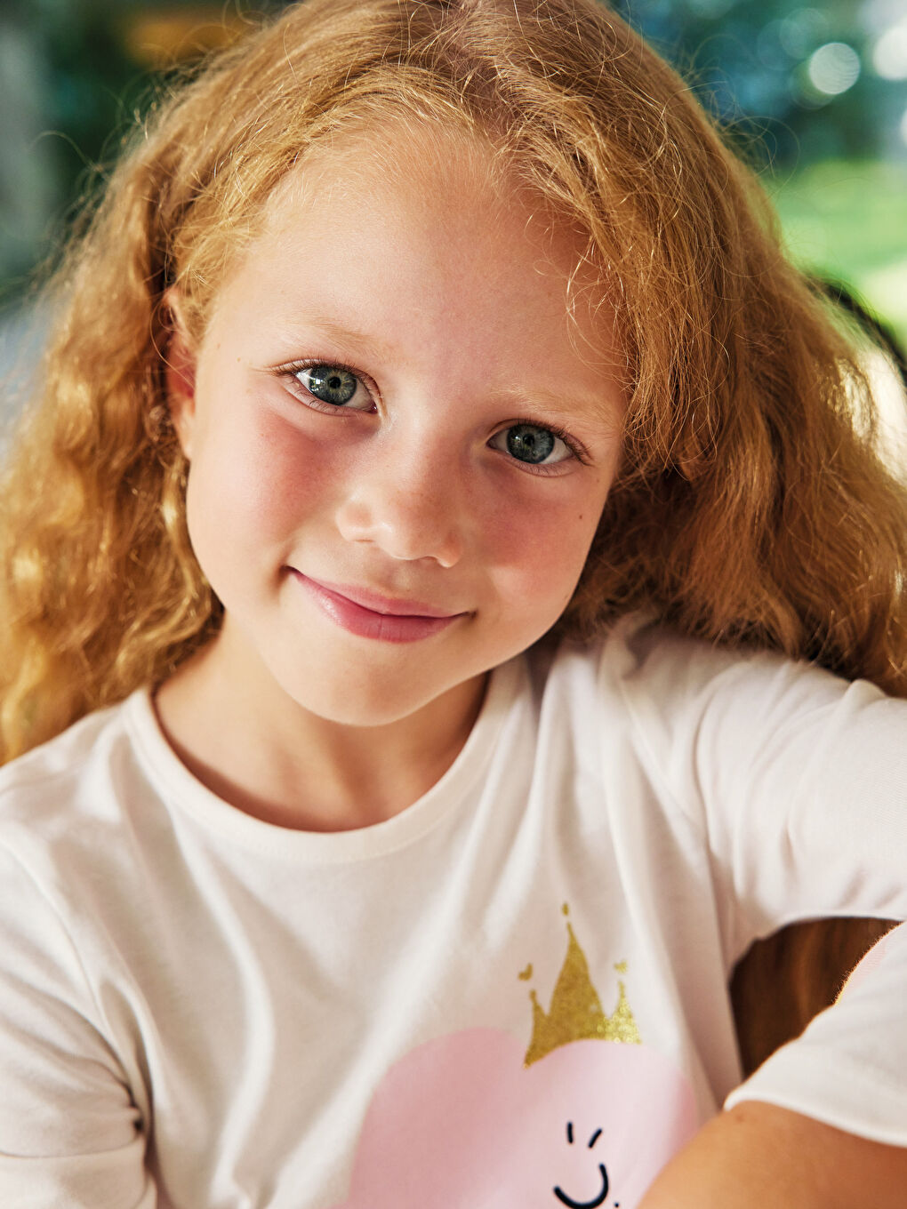 Crew Neck Printed Long Sleeve Girls' Pyjama Set