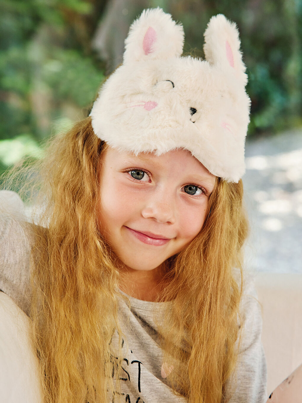 Gri Bisiklet Yaka Baskılı Uzun Kollu Kız Çocuk Pijama Takımı-2