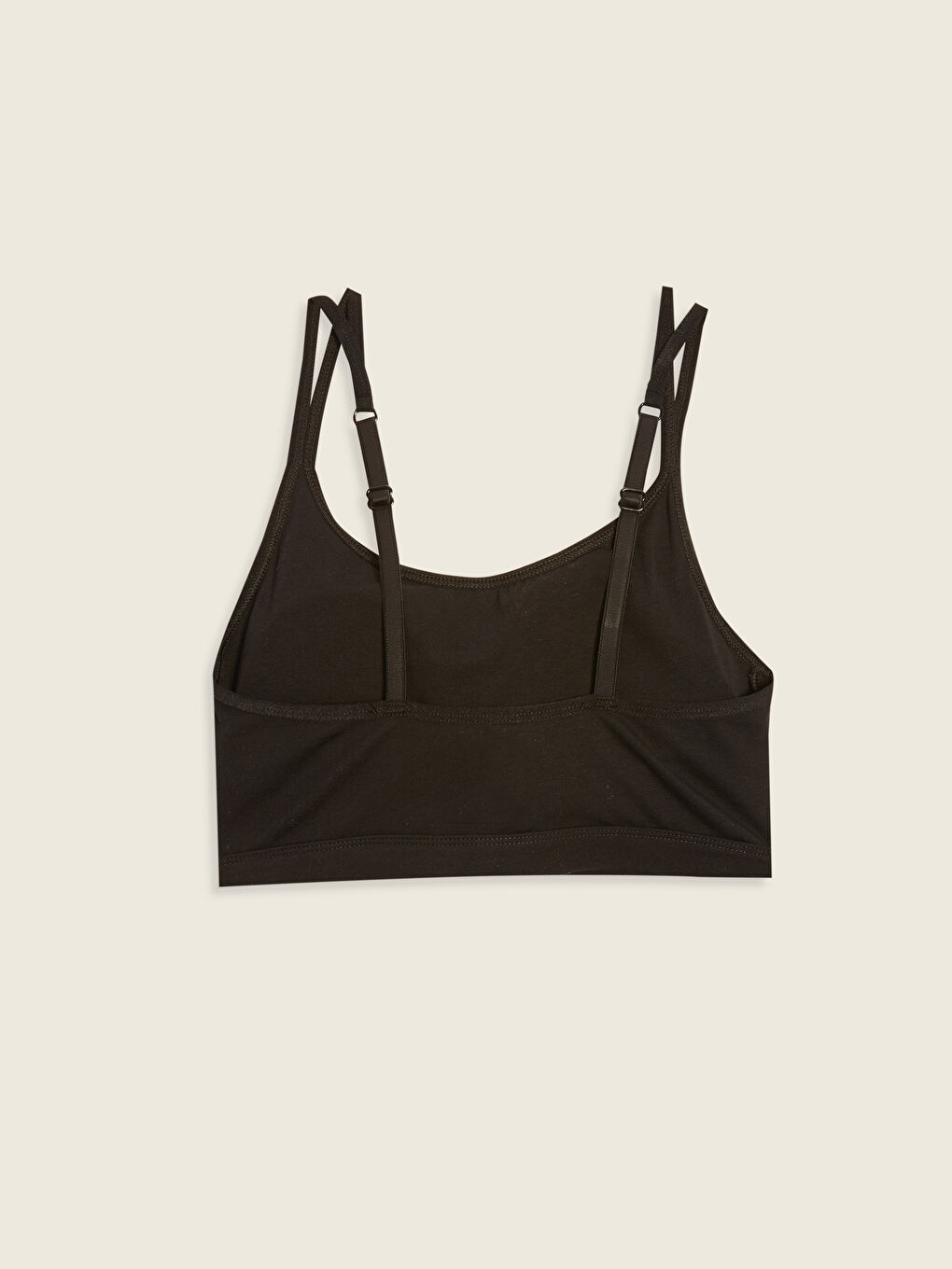 Siyah Balensiz Düz Askılı Büstiyer-1