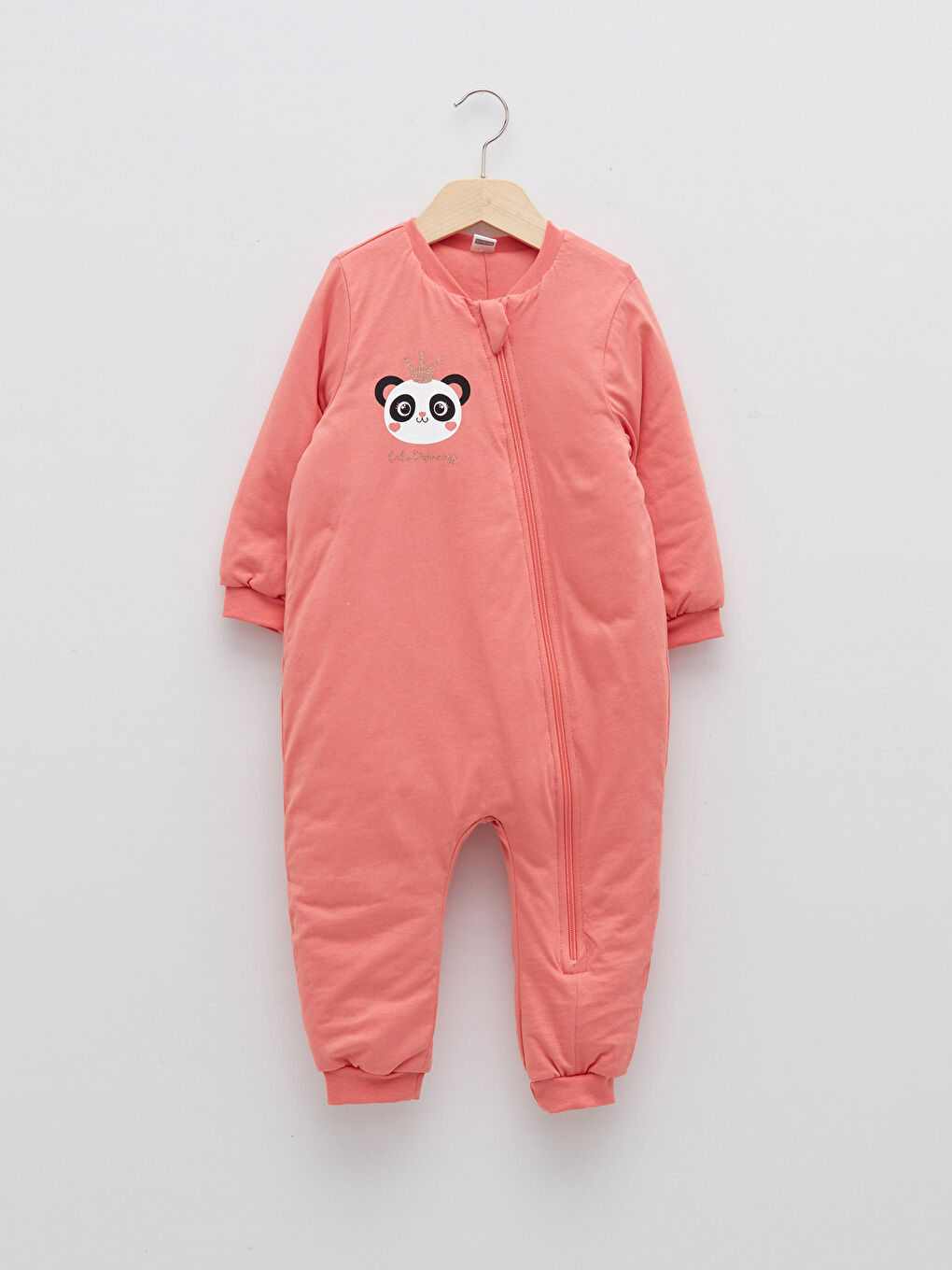 LCW baby Rundhalsausschnitt Langarm Bedruckter Baby Mädchen Overall mit Reißverschluss -W12944Z1-GBH