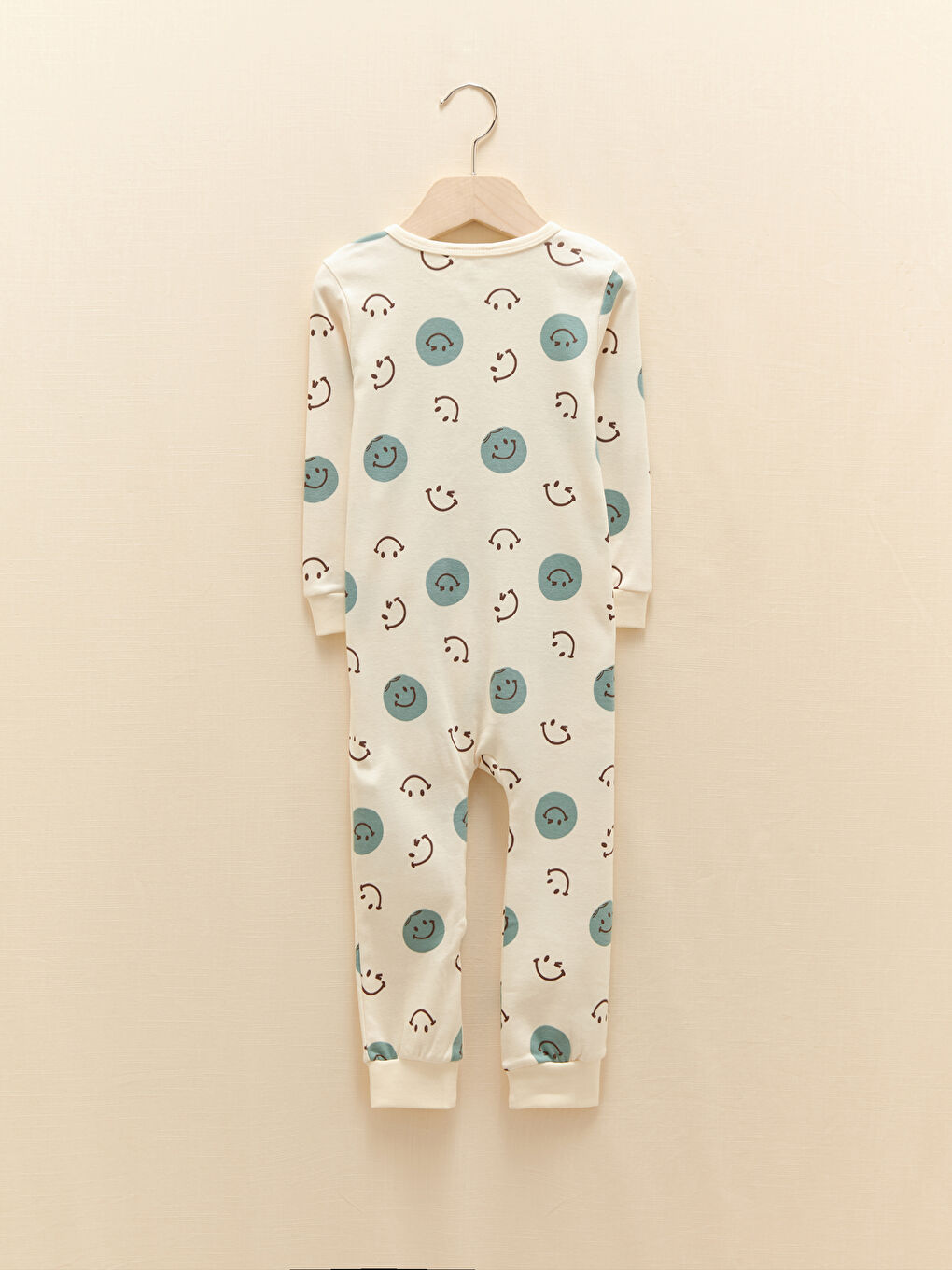 Crew Neck Long Sleeve Printed Baby Boy Zipper Jumpsuit 2-Pack-2