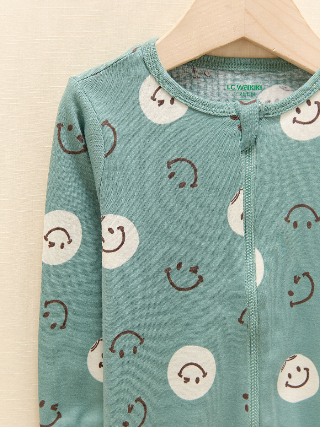 Crew Neck Long Sleeve Printed Baby Boy Zipper Jumpsuit 2-Pack-6