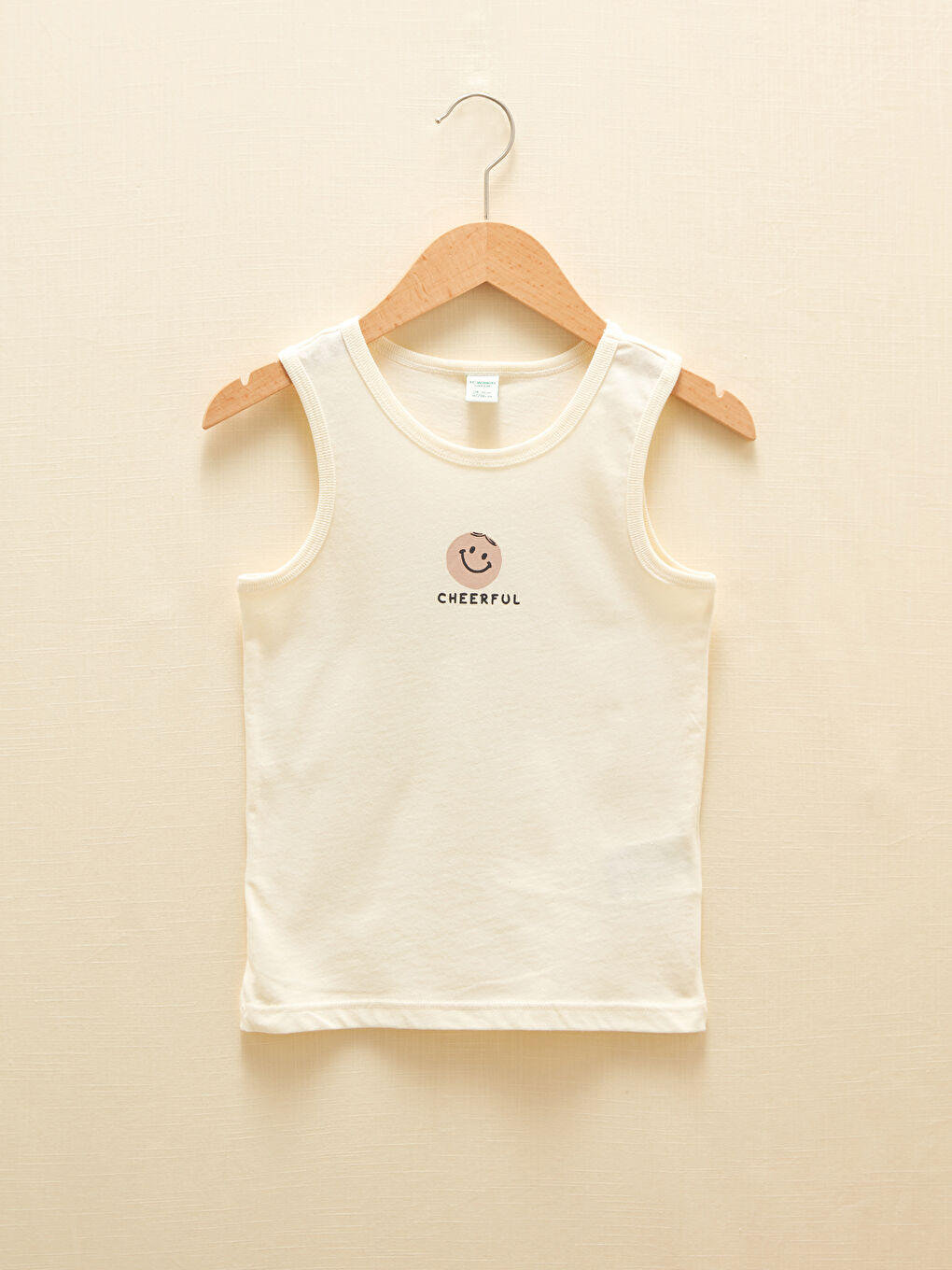 LCW baby Crew Neck Printed Baby Boy Undershirt and Boxer 2-Piece Set -W12964Z1-FDL