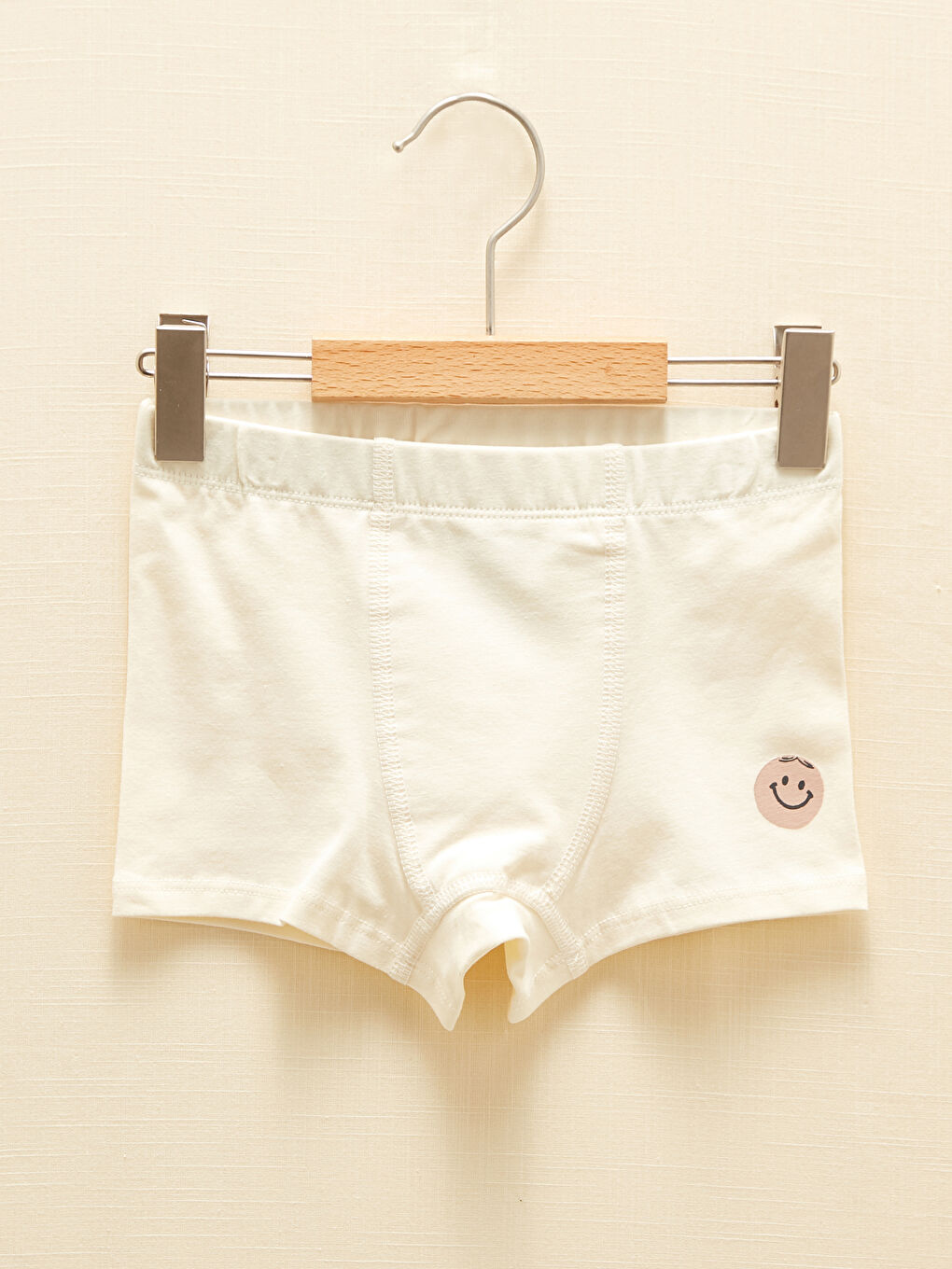 LCW baby Crew Neck Printed Baby Boy Undershirt and Boxer 2-Piece Set -W12964Z1-FDL