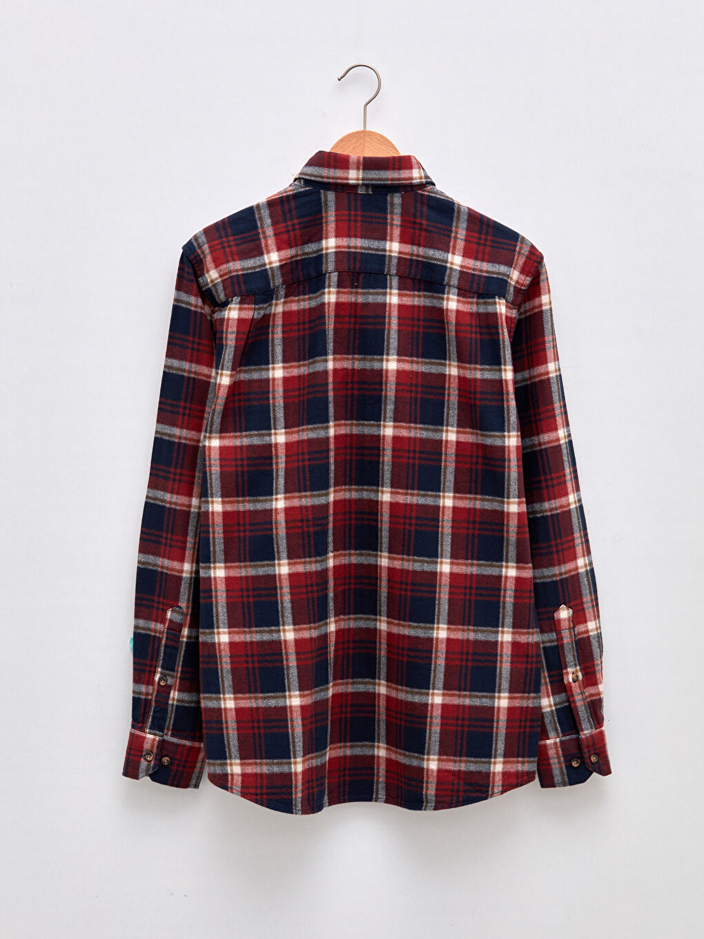 LCWAIKIKI Classic Regular Fit Long Sleeve Plaid Gabardine Men's Lumberjack Shirt -W12991Z8-LLQ