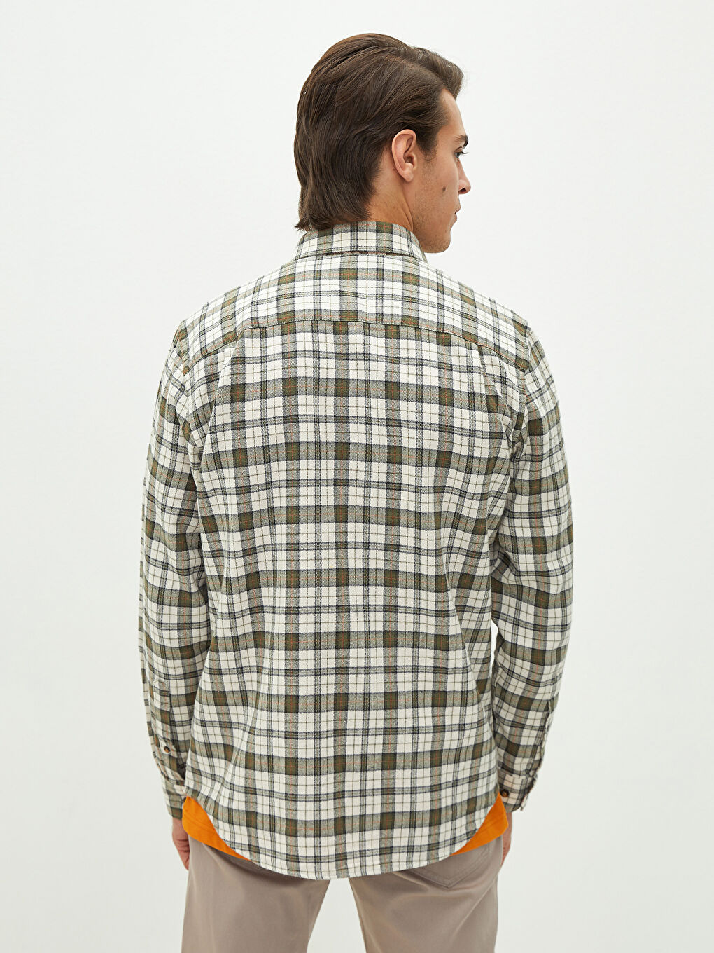 LCWAIKIKI Classic Regular Fit Long Sleeve Plaid Men's Shirt -W13000Z8-LMU