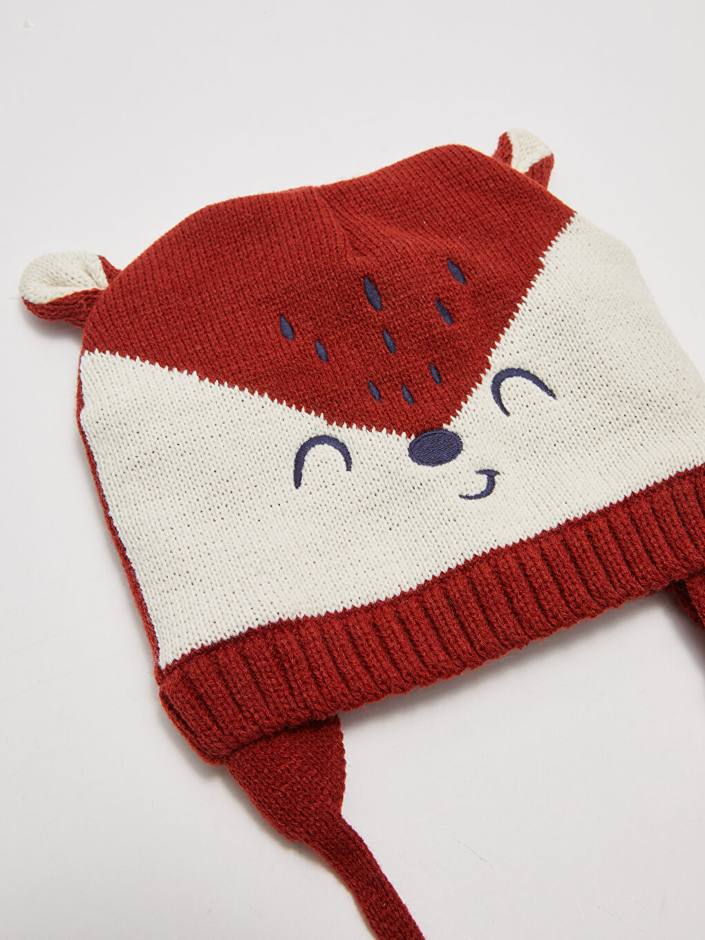 LCW baby Embroidery Detailed Baby Boy Tricot Beret -W13001Z1-FDU