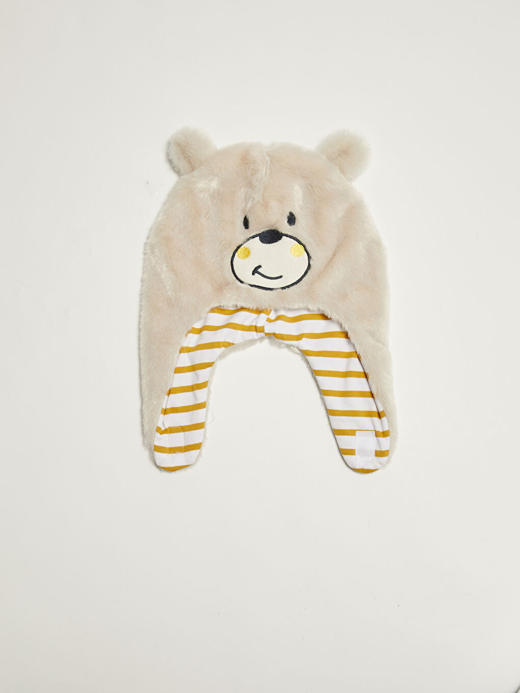 Unisex Baby Plüsch-Baskenmütze