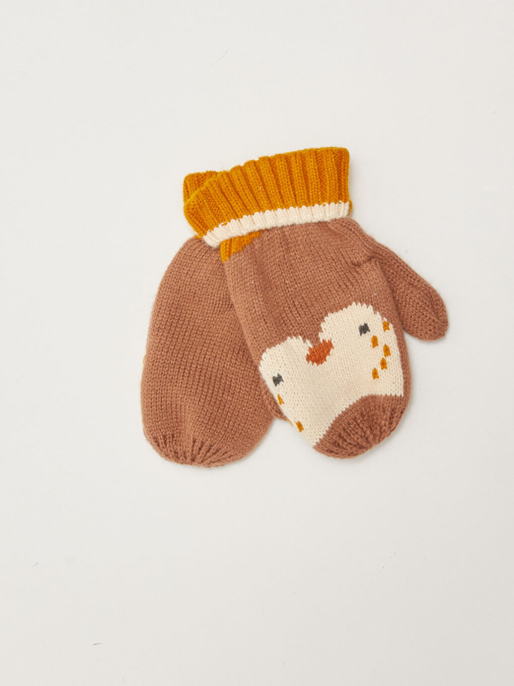 Štampane pletene rukavice za bebe dečake