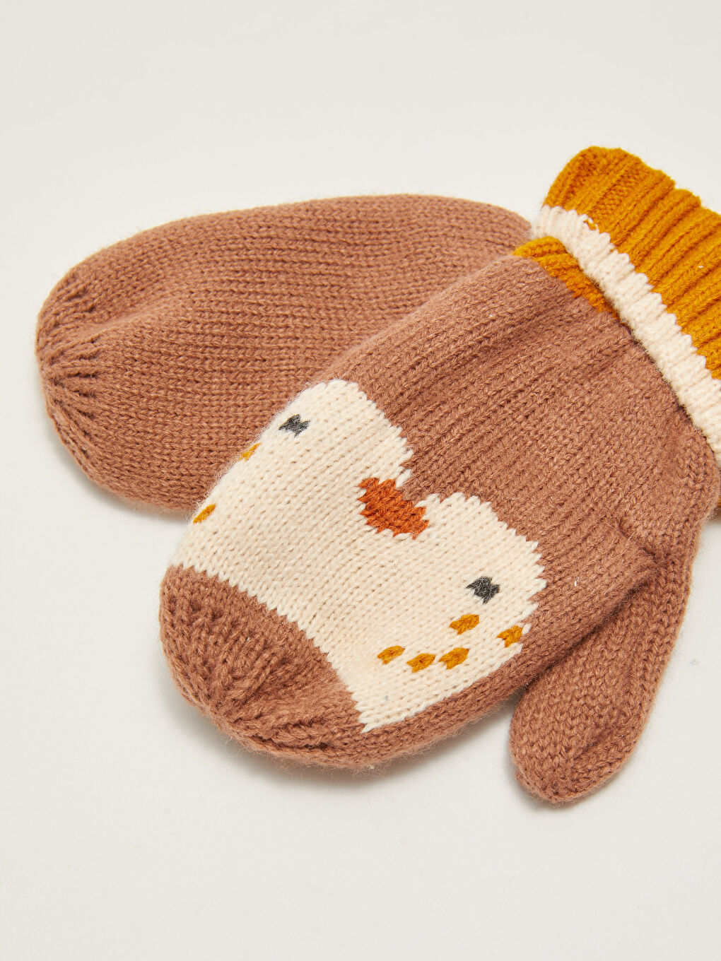 Štampane pletene rukavice za bebe dečake-2