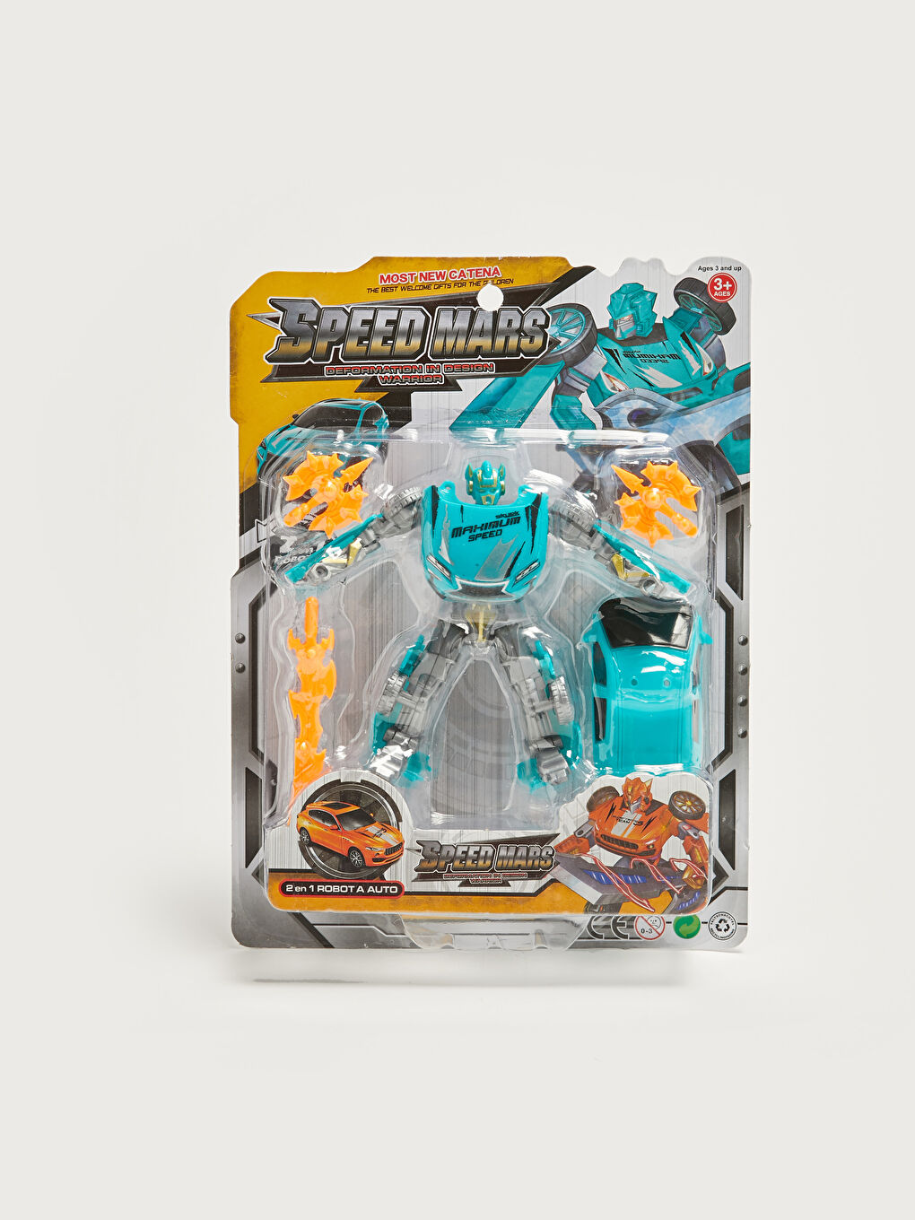 LCW ACCESSORIES Boy Speed Mars Transforming Robot Toy -W13153Z4-M0T