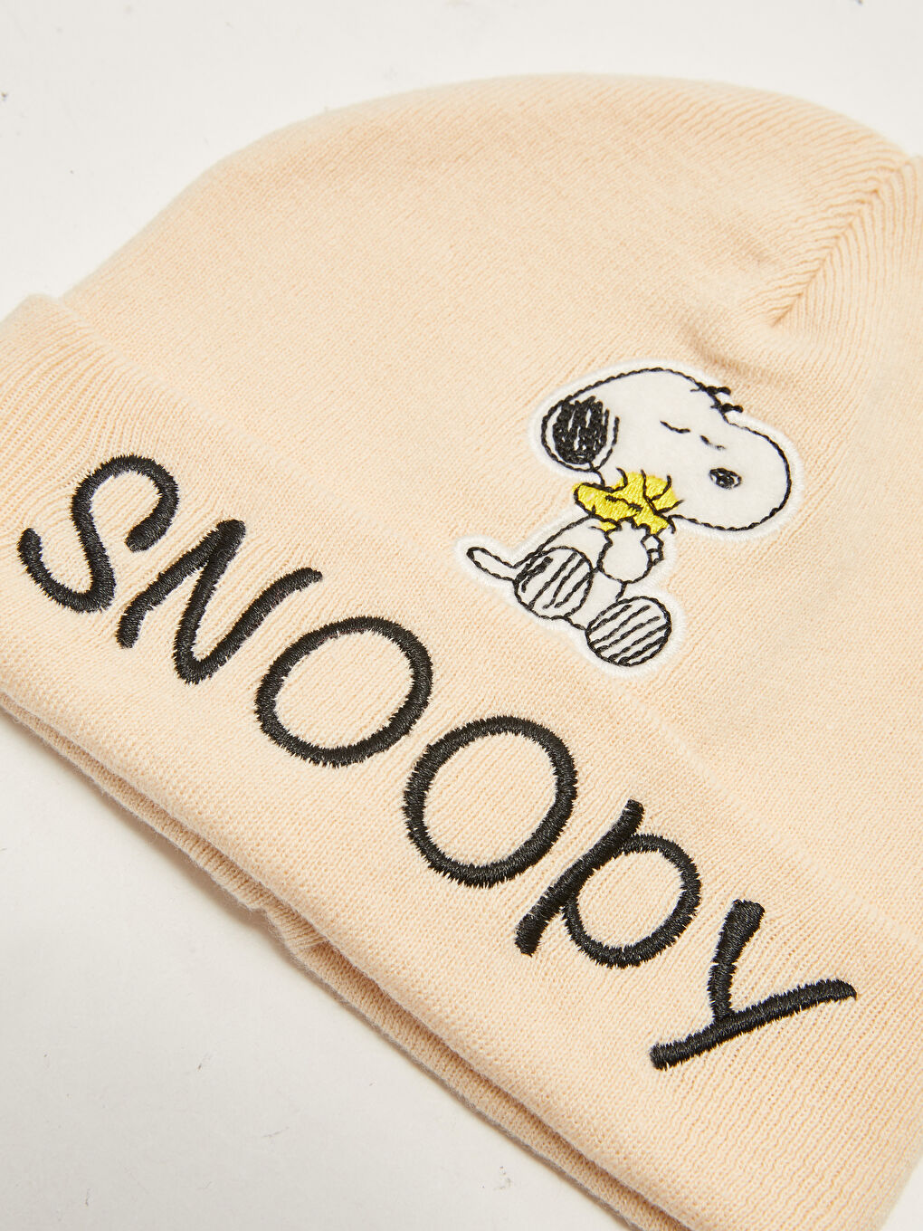 Snoopy Printed Baby Boy Tricot Beanie-1