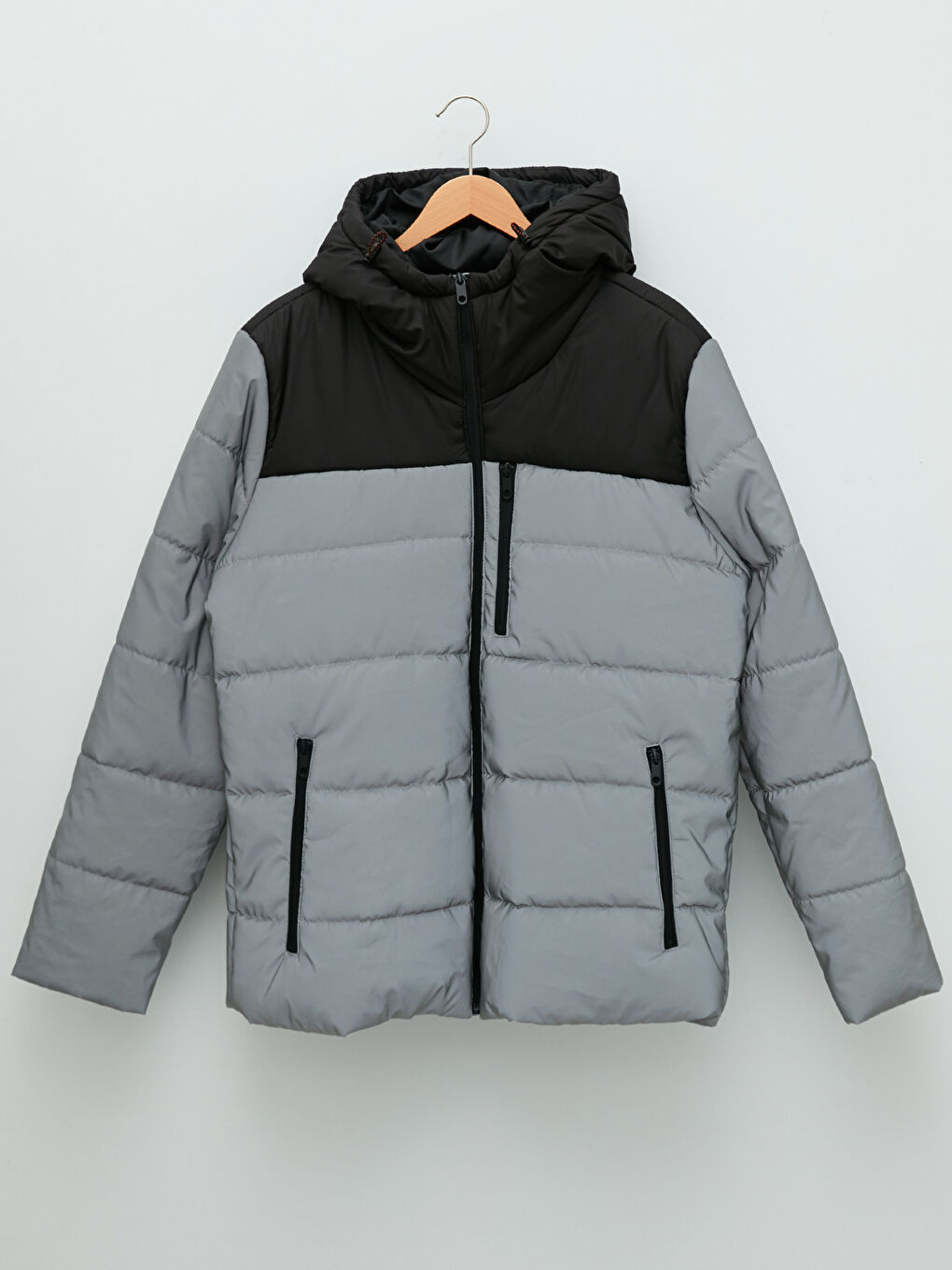 Standard Fit Hooded Men's Puffer Coat-6