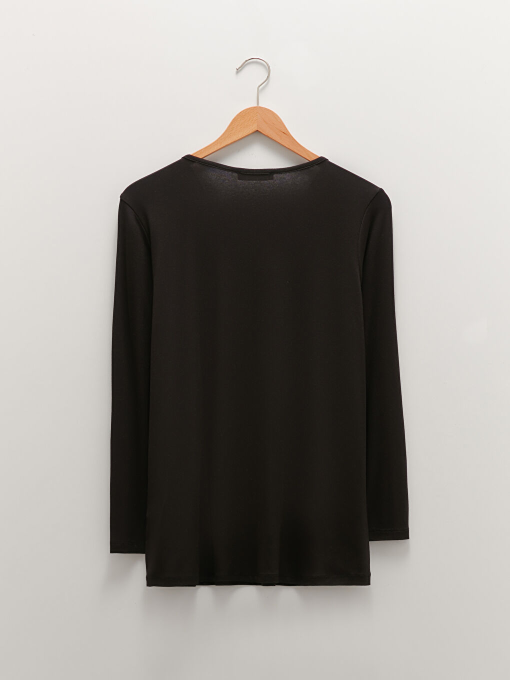 V Neck Stone Printed Long Sleeve Viscose Women's Blouse-5