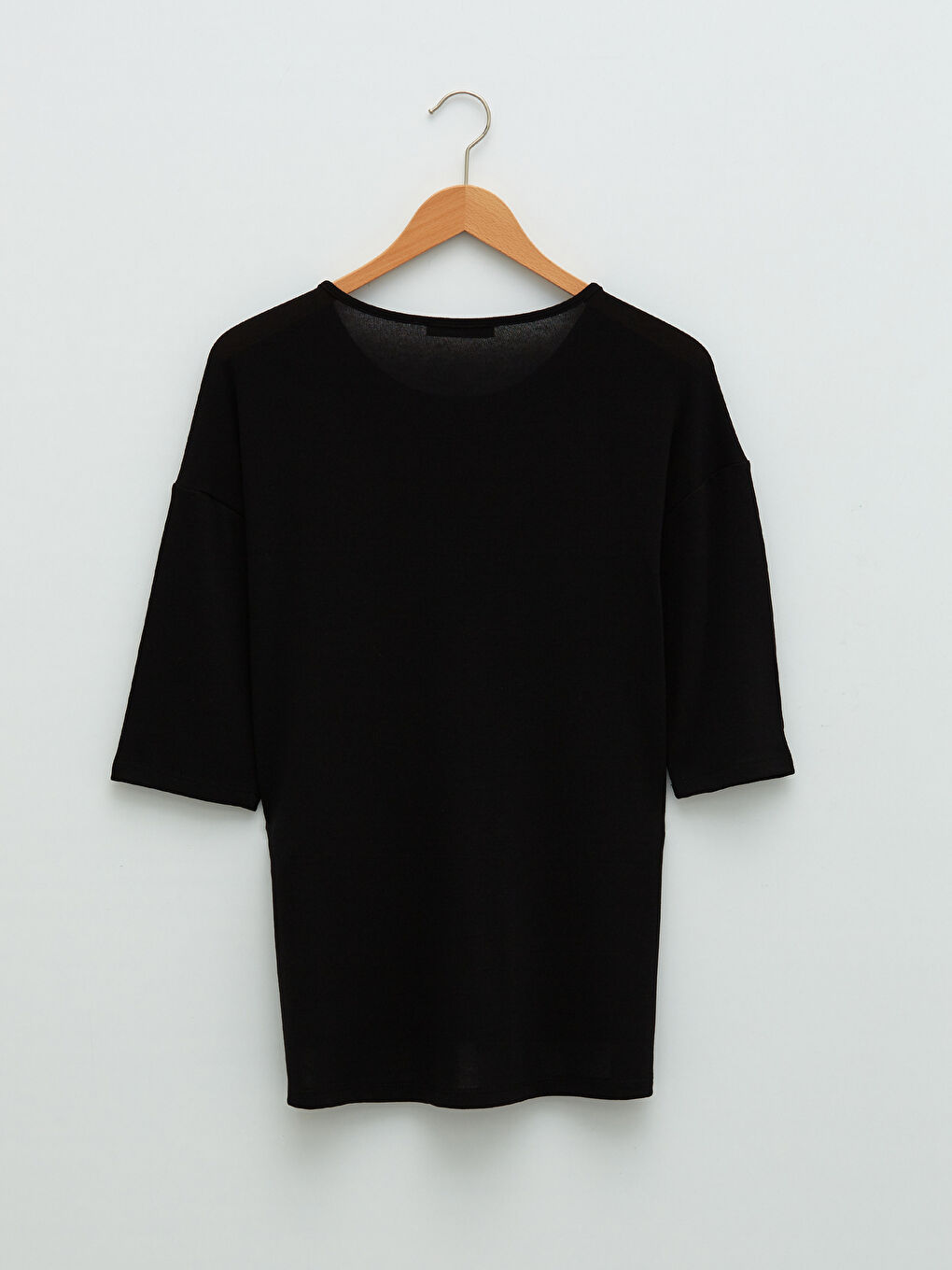 Crew Neck Floral Printed Women's Blouse-5