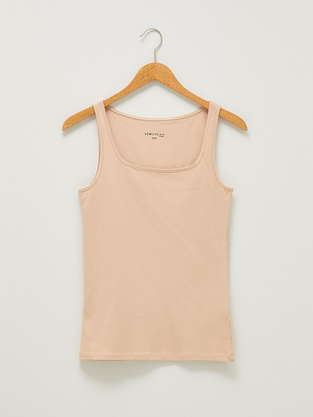 U Neck Plain Strappy Women's Tank Top-5