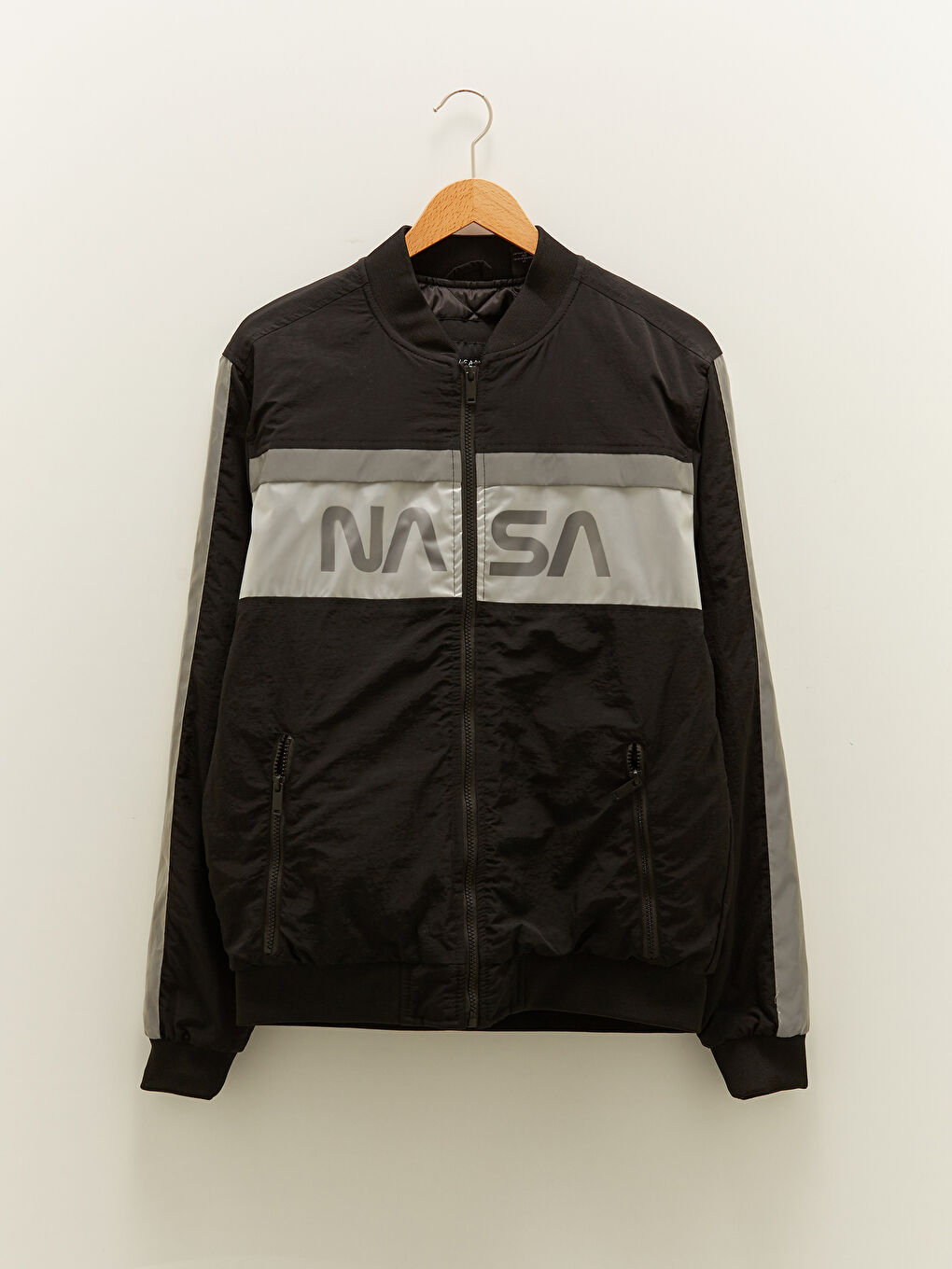 Veste Bomber Homme à Col Université Coupe Décontractée-6