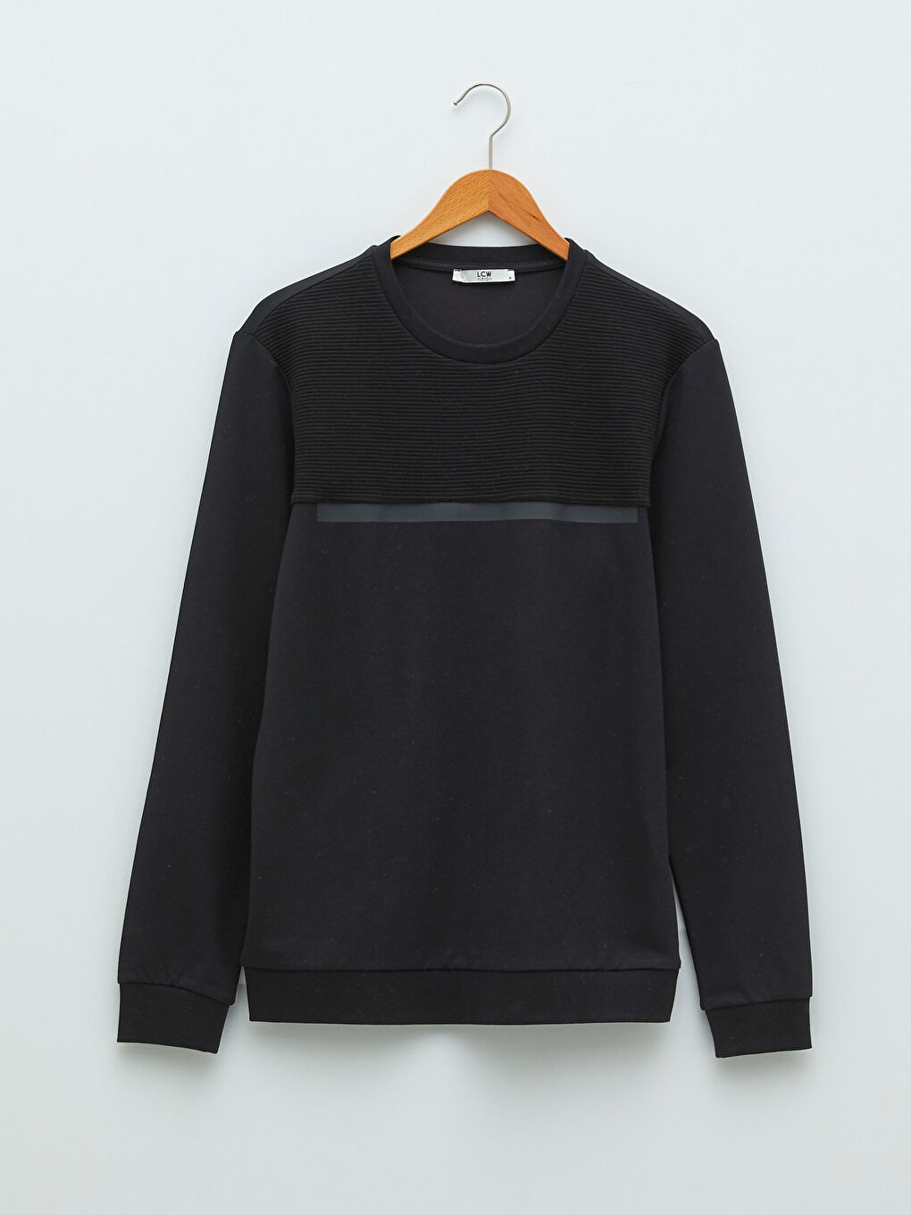 Crew Neck Long Sleeve Men's Sweatshirt-5