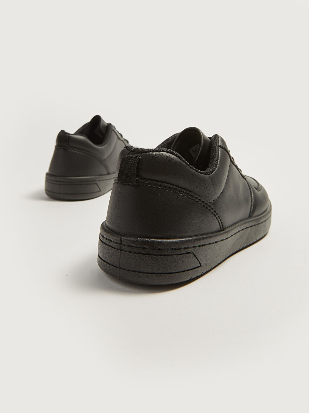 Faux Leather Lace-Up Women's Sneakers-4