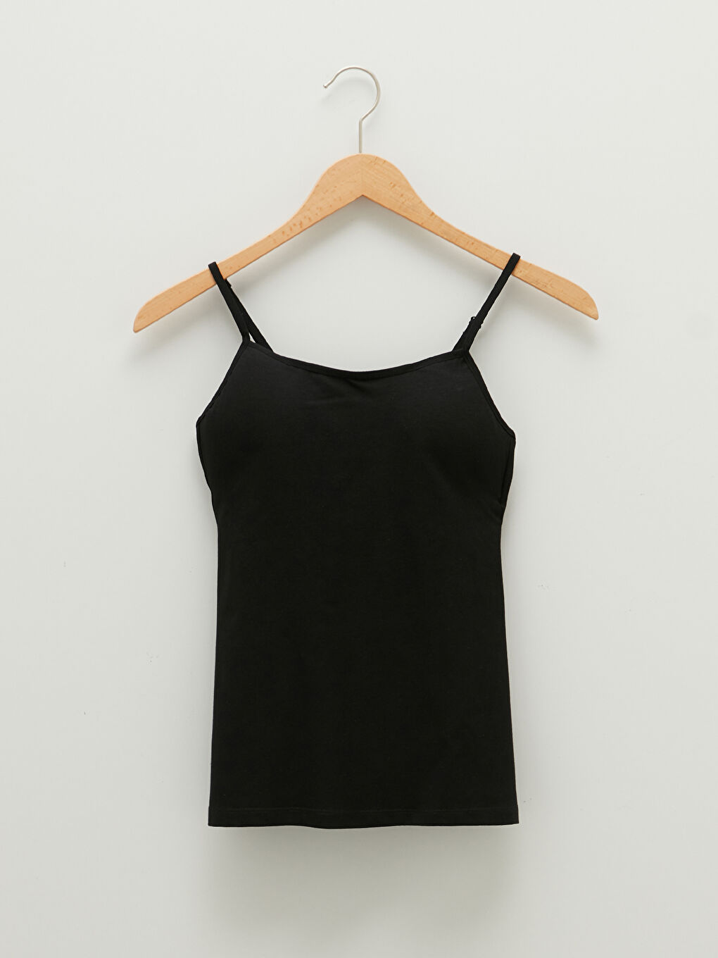 LCW DREAM U Neck Plain Strappy Women's Cuplu Vest -W13271Z8-CVL