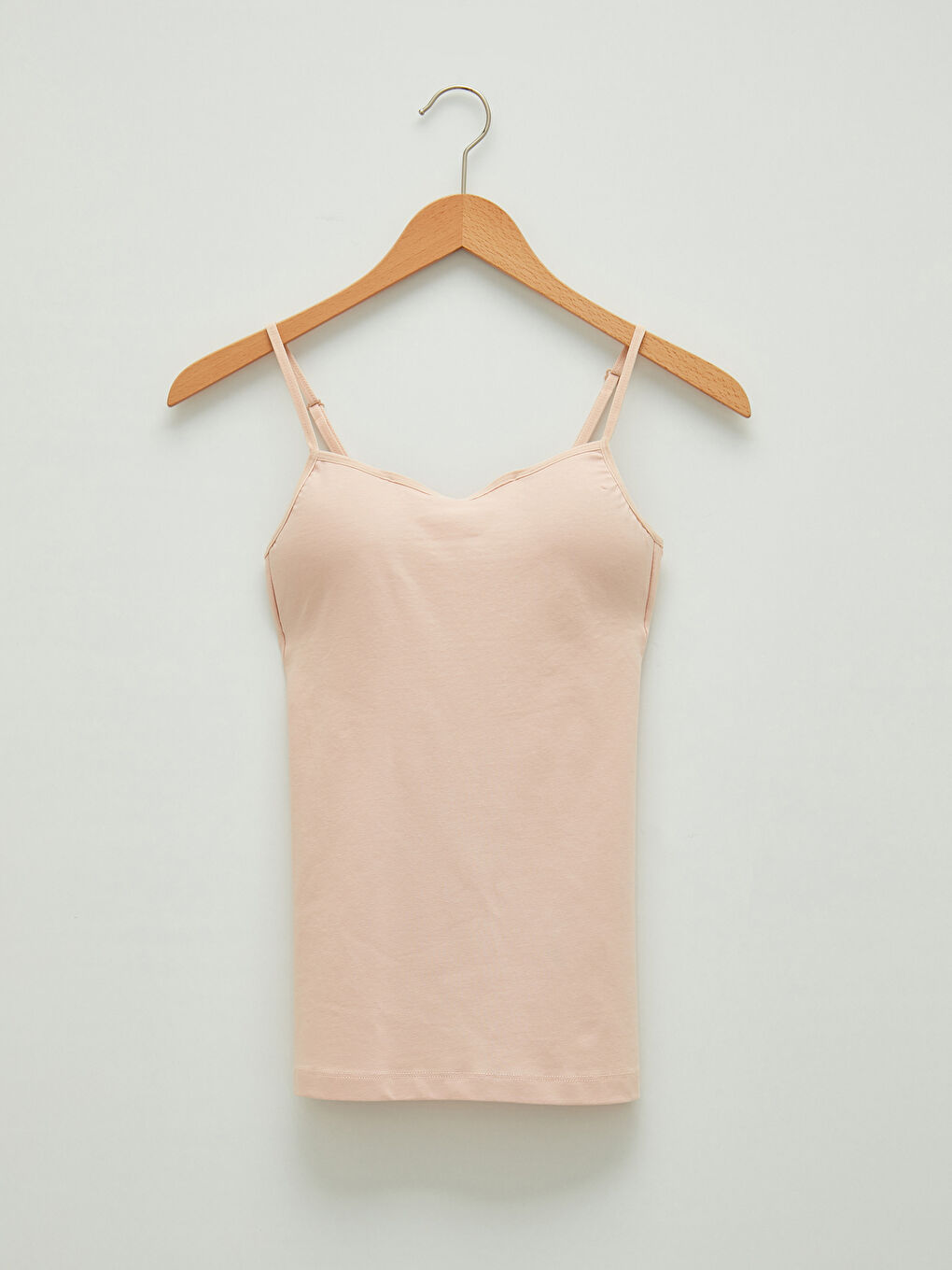 LCW DREAM U Neck Plain Strappy Women's Cuplu Vest -W13271Z8-D0P