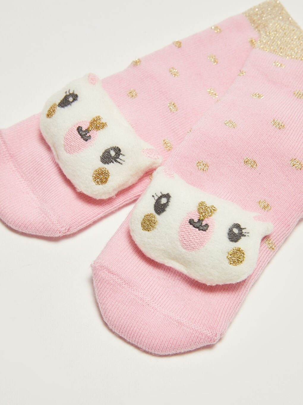 принтті сәби қыздарға арналған үй киіміне арналған шұлықтар-3