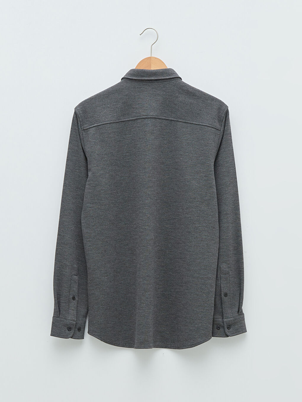 Slim Fit Long Sleeve Men's Shirt-6
