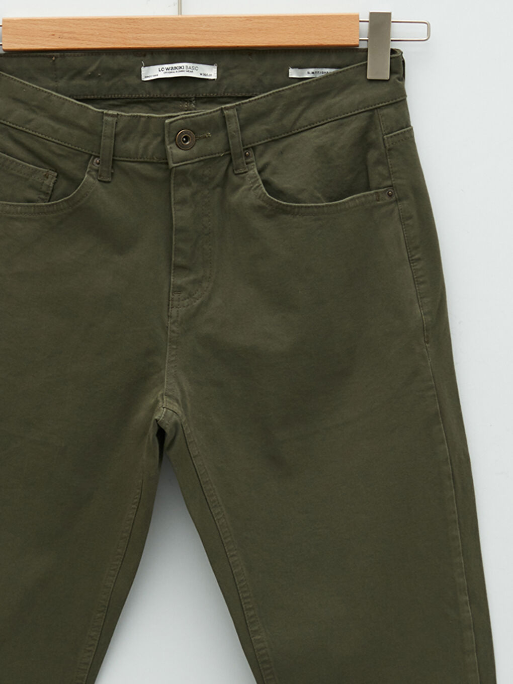 بنطلون تشينو جبردين رفيع - للرجال-7