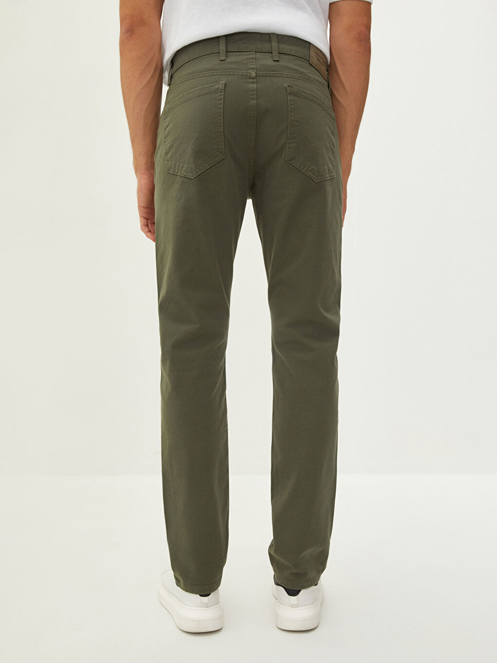 بنطلون تشينو جبردين رفيع - للرجال-4