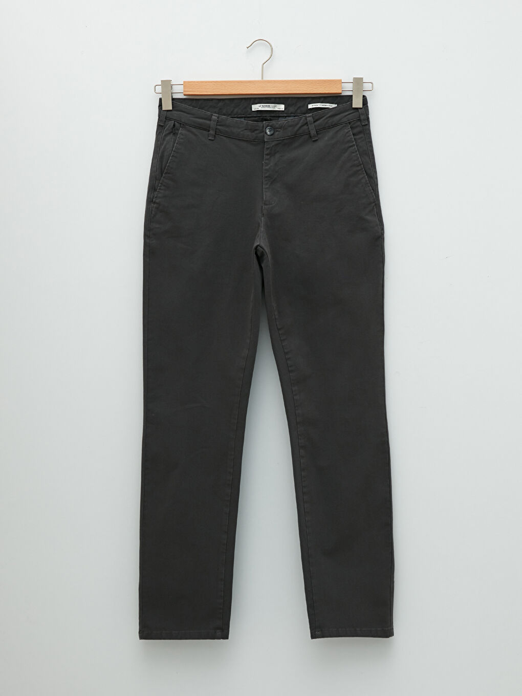 Standard Fit Gabardine Men's Chino Trousers-5