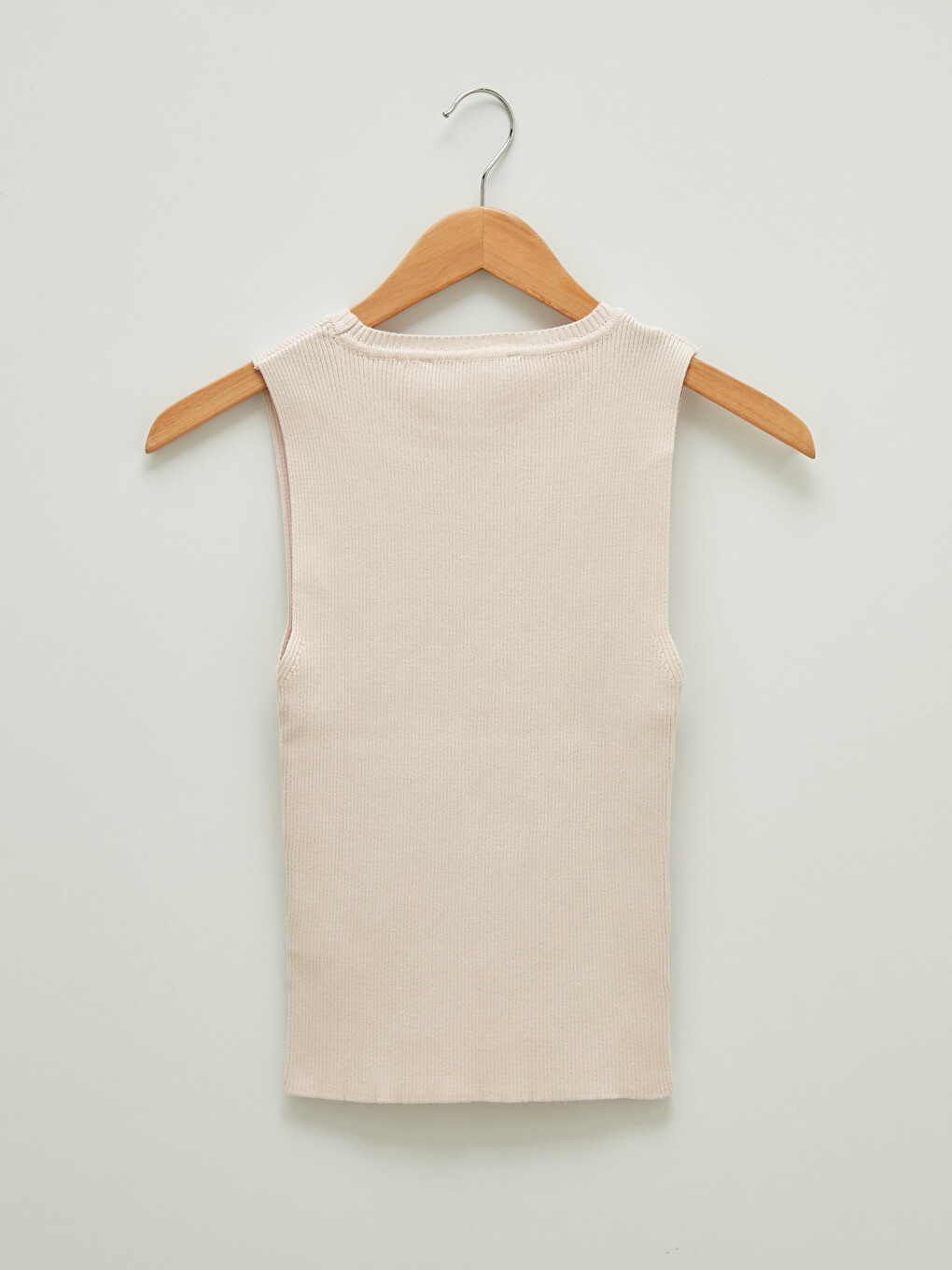 Women's Crew Neck Plain Sleeveless Knitwear Sweater-5