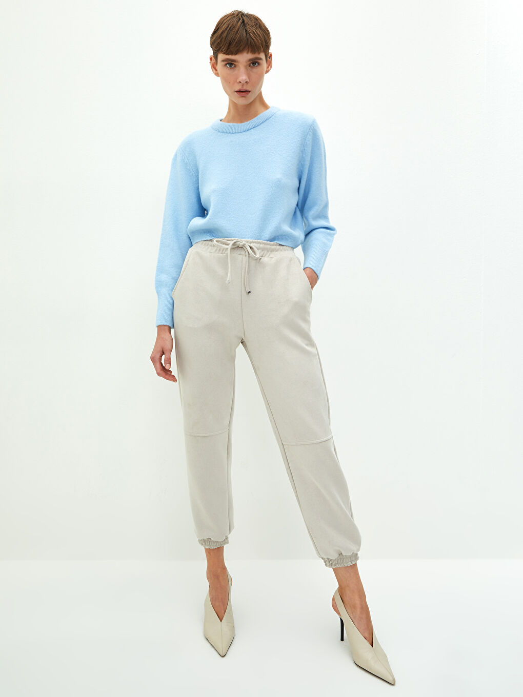 Crew Neck Regular Long Sleeve Women's Jumper-2