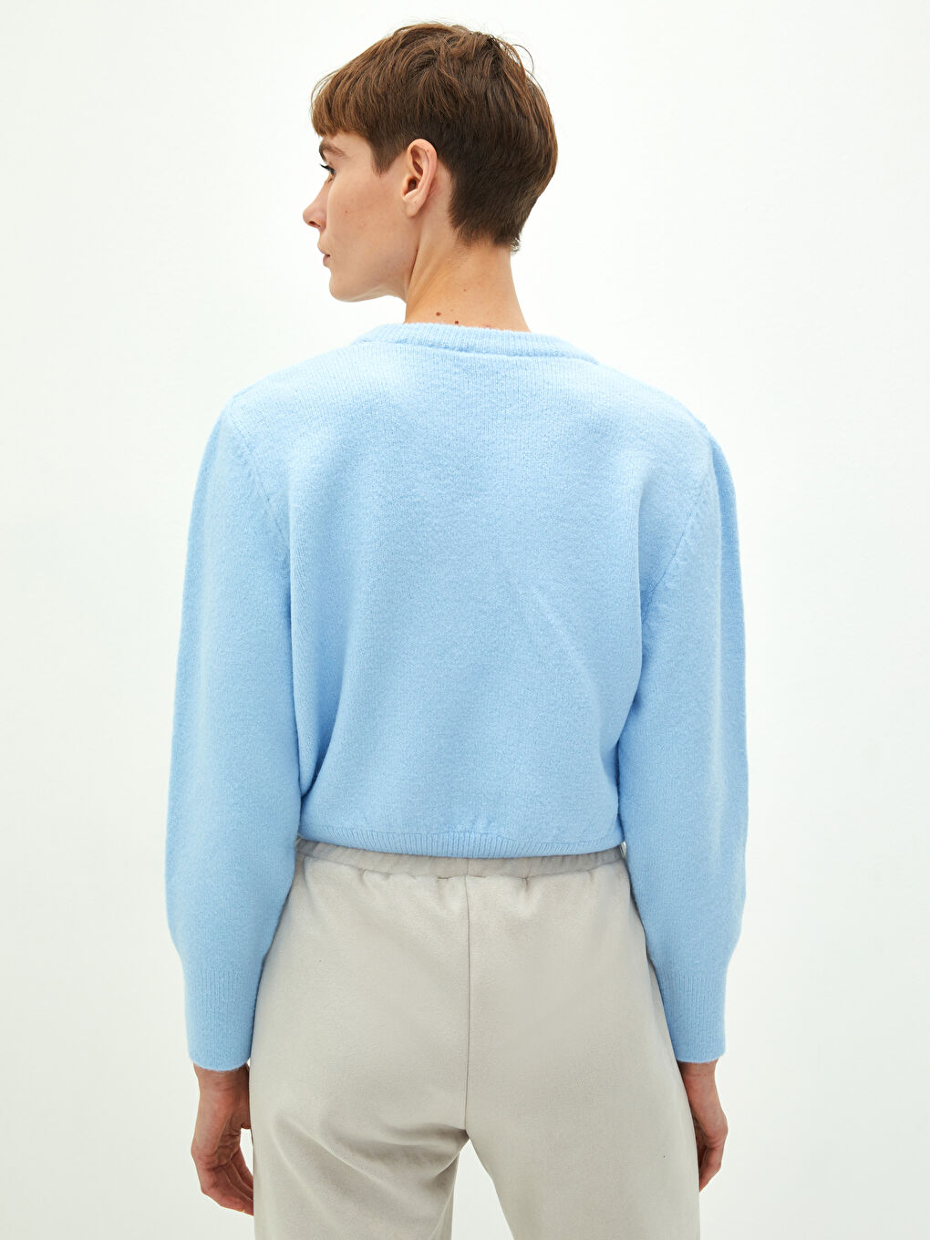 Crew Neck Regular Long Sleeve Women's Jumper-4