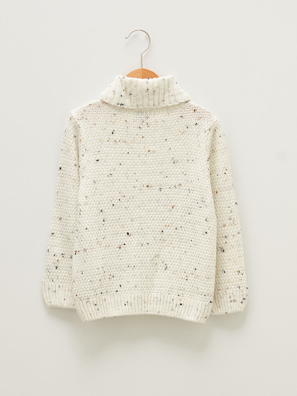 Shawl Collar Braid Pattern Long Sleeve Boy's Knitwear Sweater-5