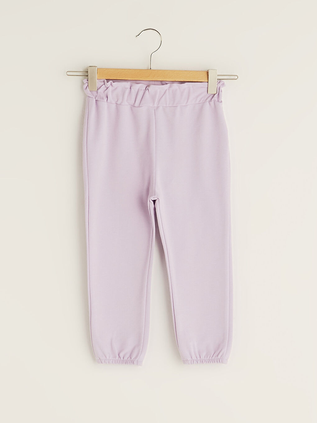 Elastic Waist Basic Baby Girl Jogger Sweatpants