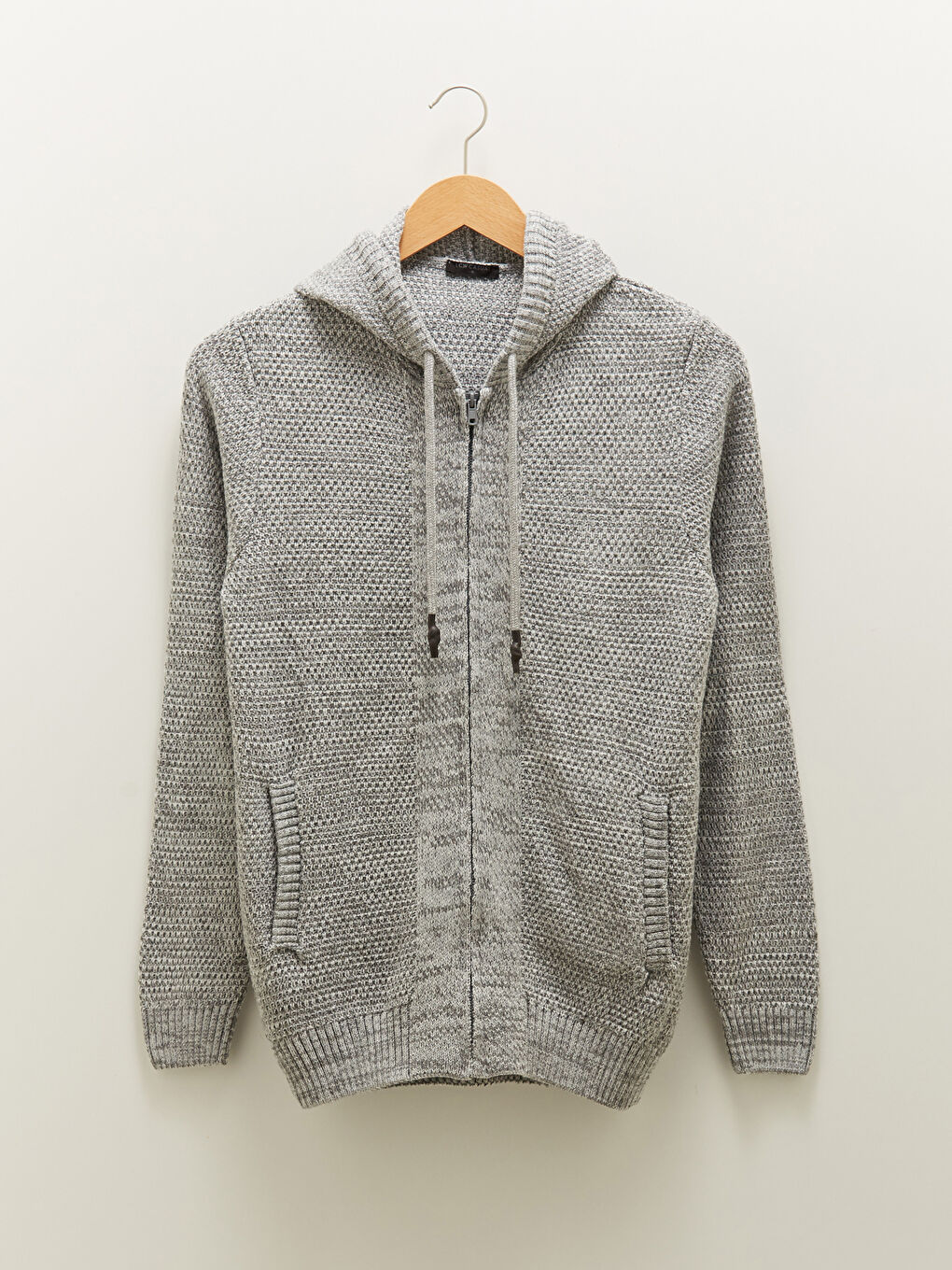 Hooded Long Sleeve Men's Knitwear Cardigan-10