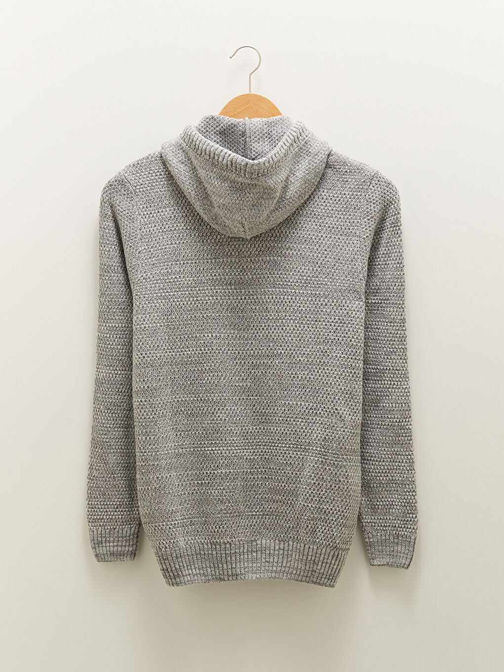 Hooded Long Sleeve Men's Knitwear Cardigan-11