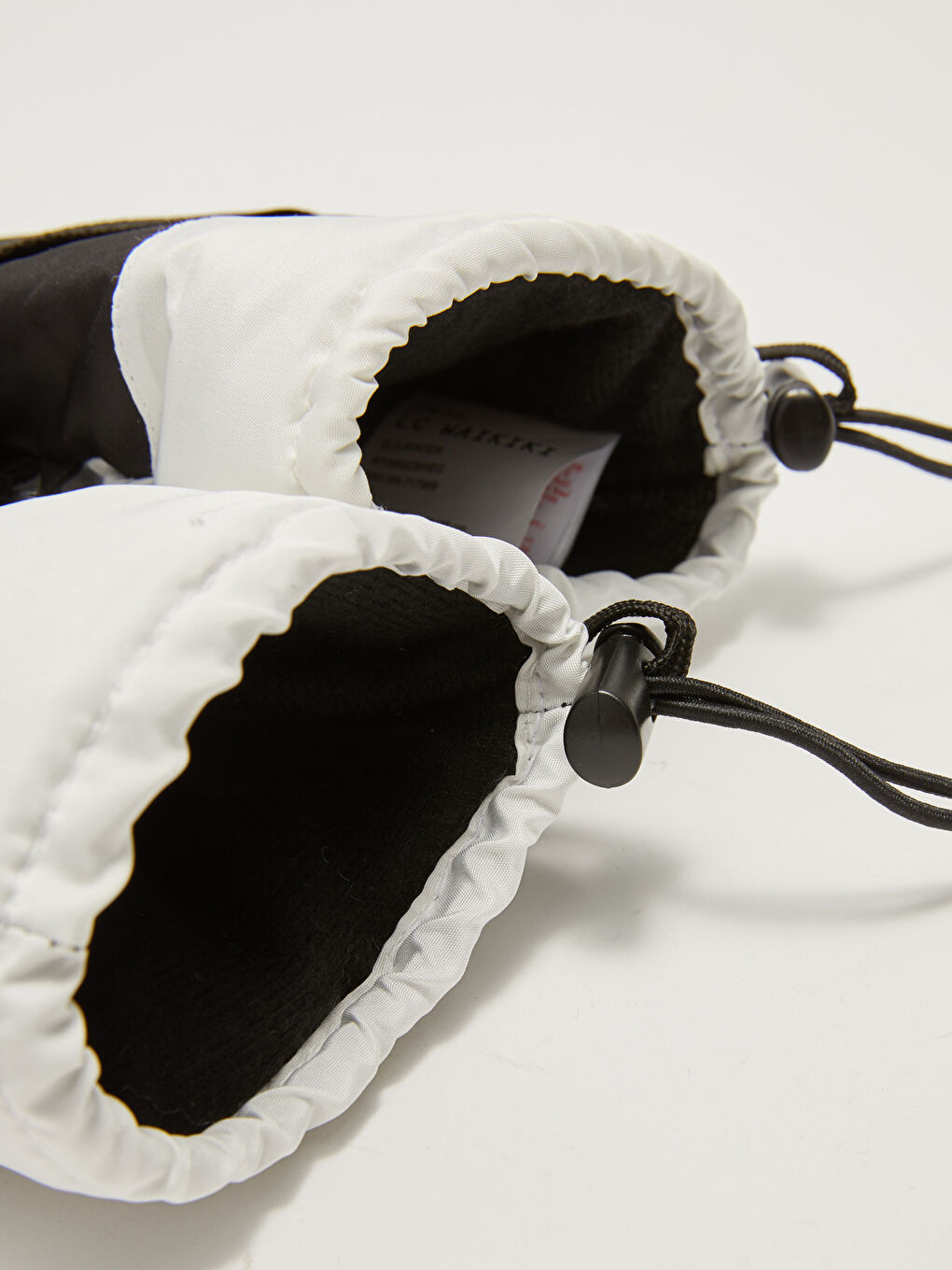 Siyah Renk Bloklu Kadın Kar Eldiveni-2