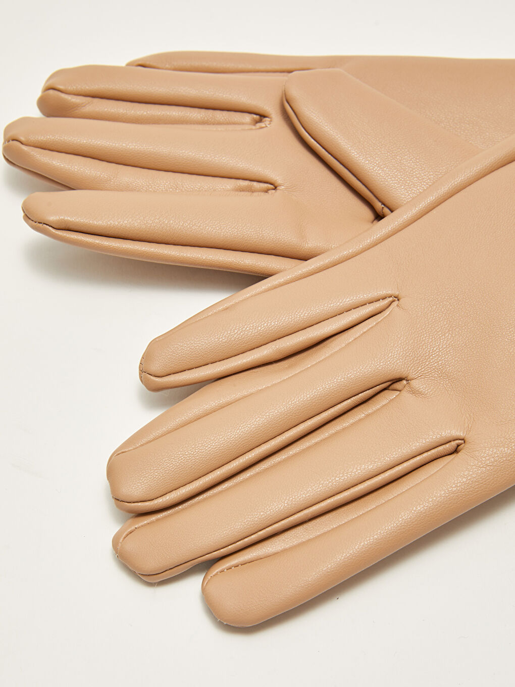 Faux Leather Women's Gloves-3
