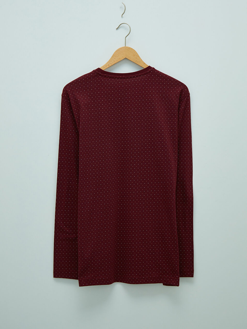 Bordo Standart Kalıp Erkek Pijama Takımı-7