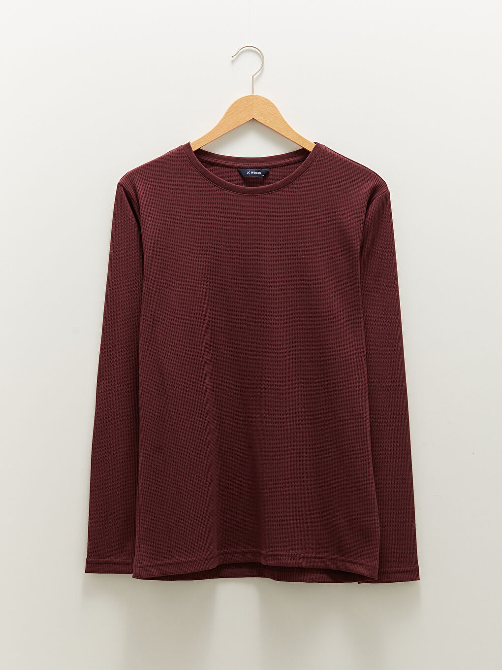 Bordo Standart Kalıp Ekose Erkek Pijama Takımı-6