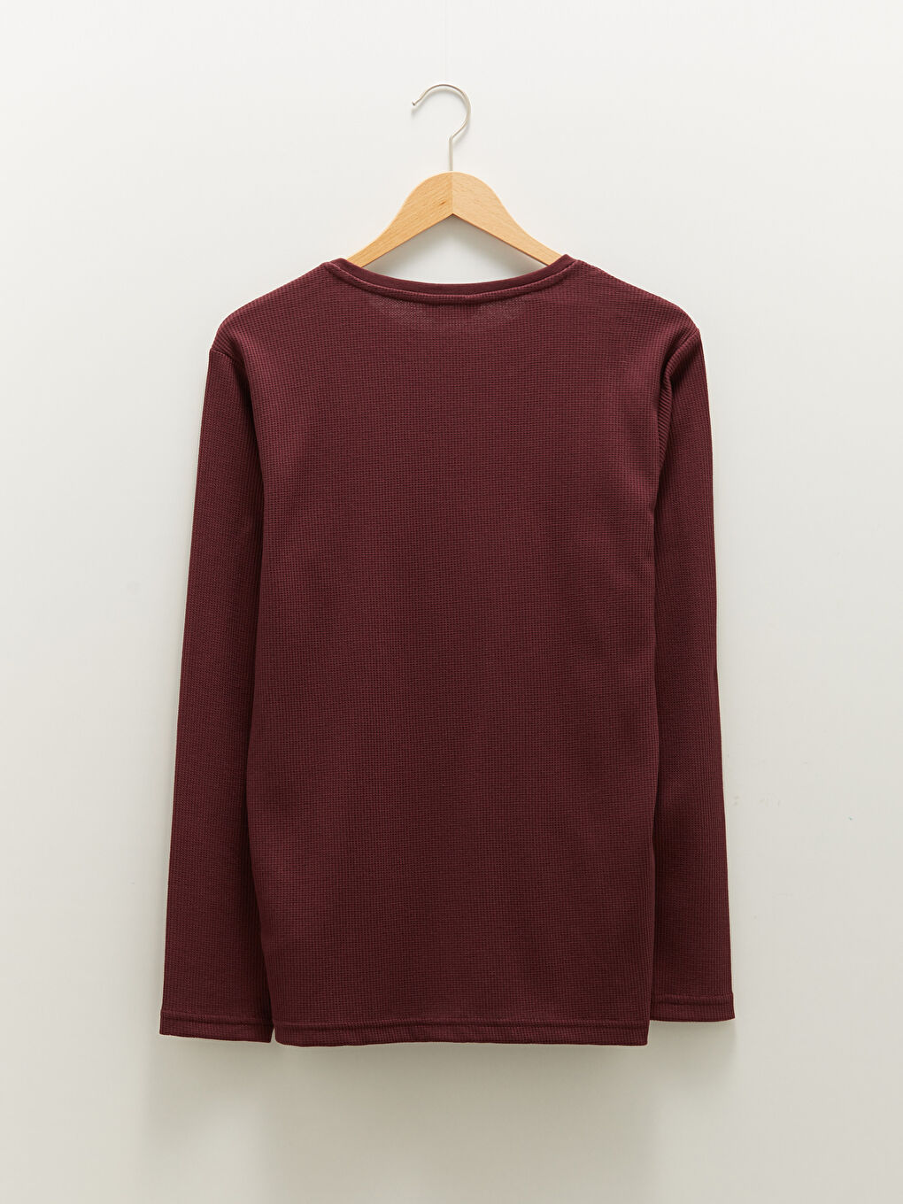 Bordo Standart Kalıp Ekose Erkek Pijama Takımı-8