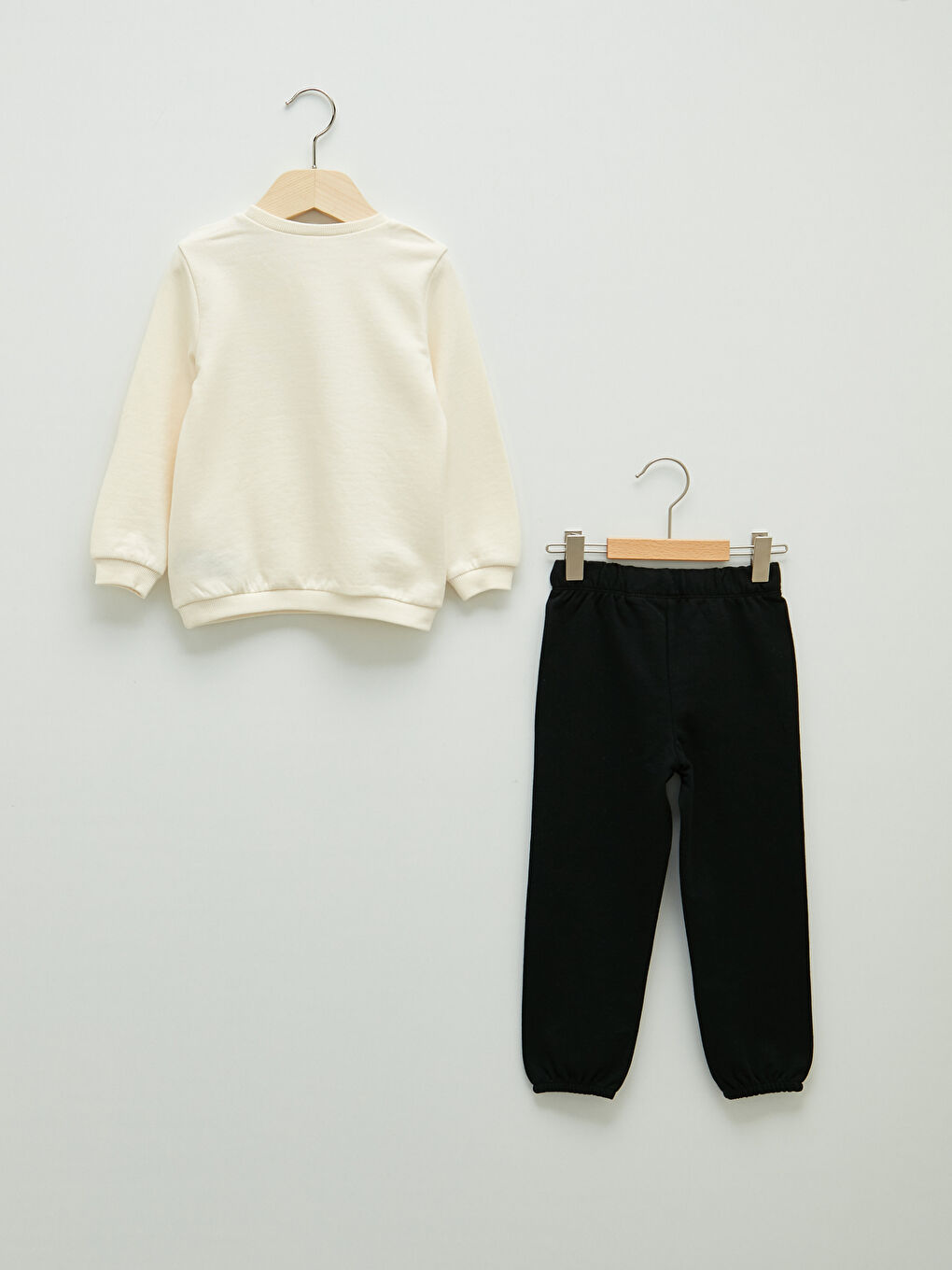 Sweatshirt et Pantalon Imprimés à Manches Longues Col Rond pour Bébé Fille - Lot de 2-1
