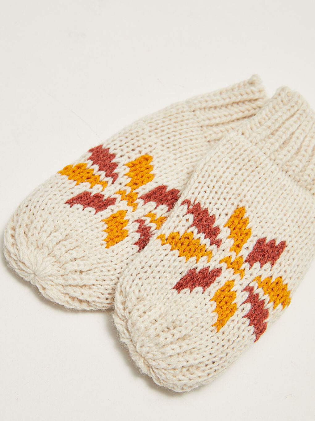 طقم كوفية و طاقية و جوانتي صوف ولادي رضع مطبوع-3