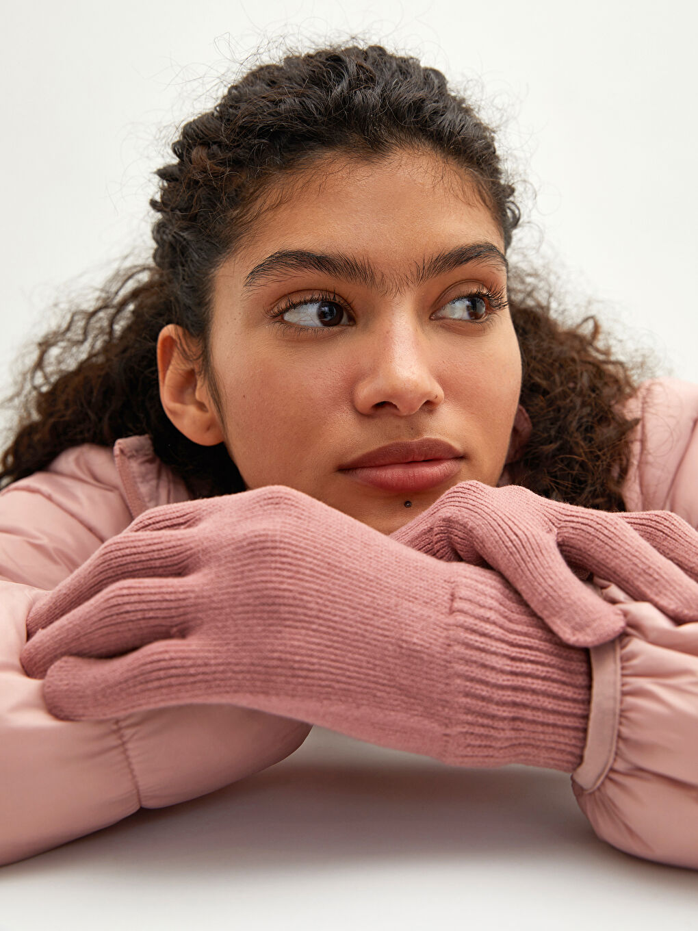 Gants en Tricot Femme-1