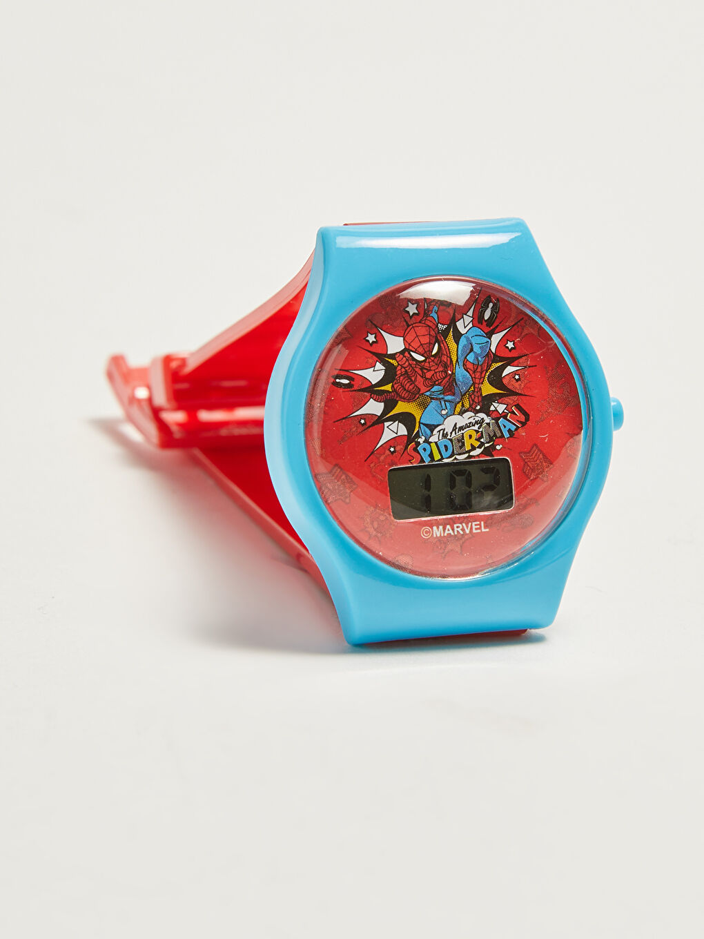 DISNEY Spiderman Licensed Boy Digital Watch -W13600Z4-M0T